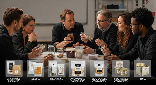 food packaging variety, educational discussion, classroom