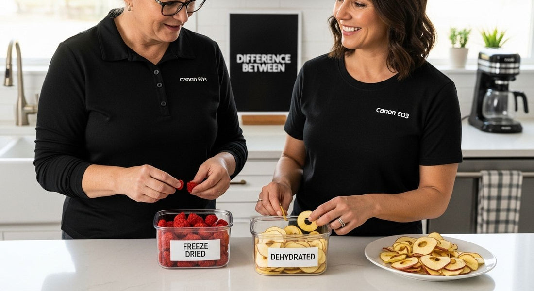 freeze dried vs dehydrated photo