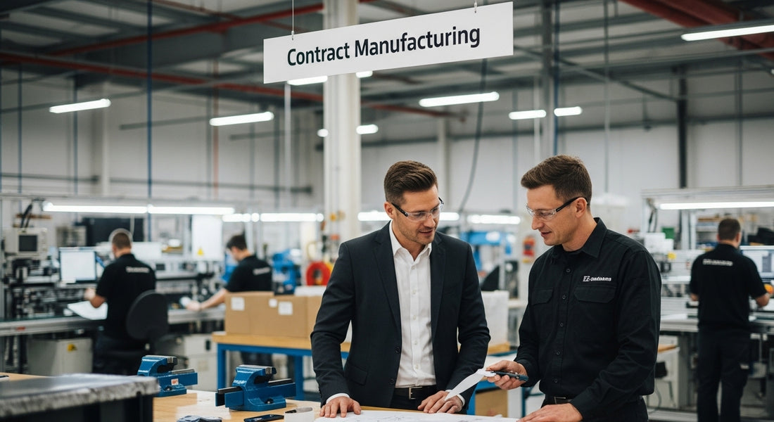 contract manufacturing factory teamwork