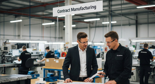 contract manufacturing factory teamwork