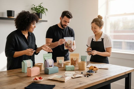 food packaging, small business, creative teamwork