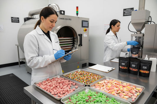 freeze dried candy production