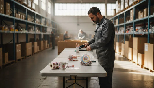 Packaging supervisor seals branded candy bags