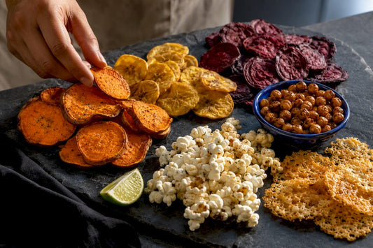 Assortment of crisp tortilla chip alternatives