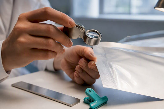 Close-up allergen label compliance inspection