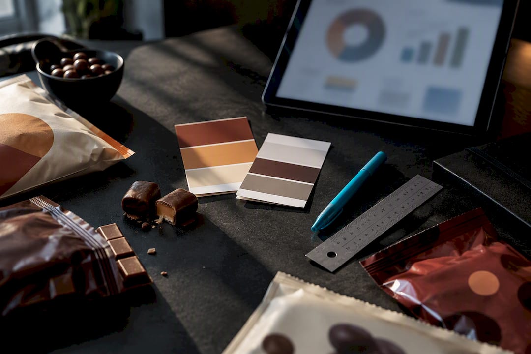 CPG research materials arranged for analysis