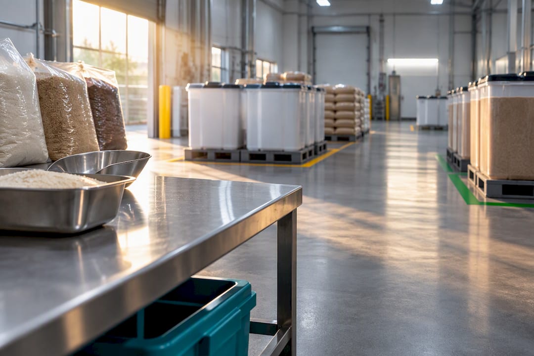 Food facility ingredients prepared for certification audit