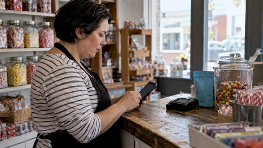 Owner setting up a loyalty program