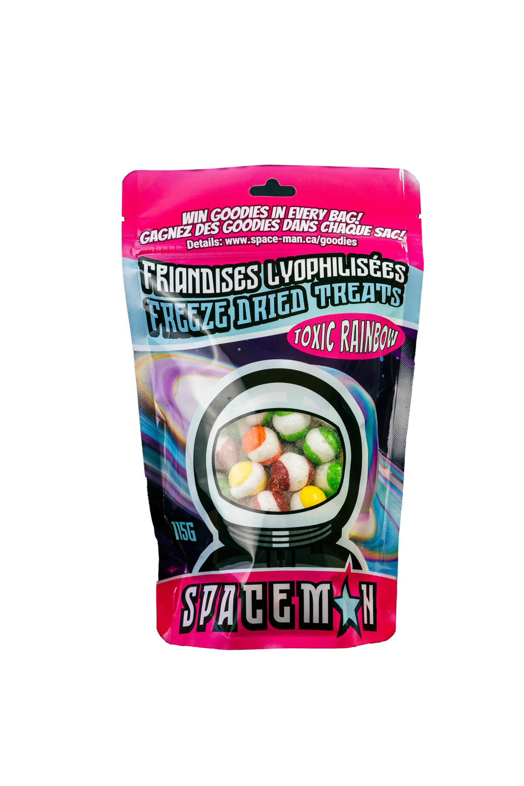 Spaceman: Freeze Dried Candy & Treats. Win Goodies In Every Bag!