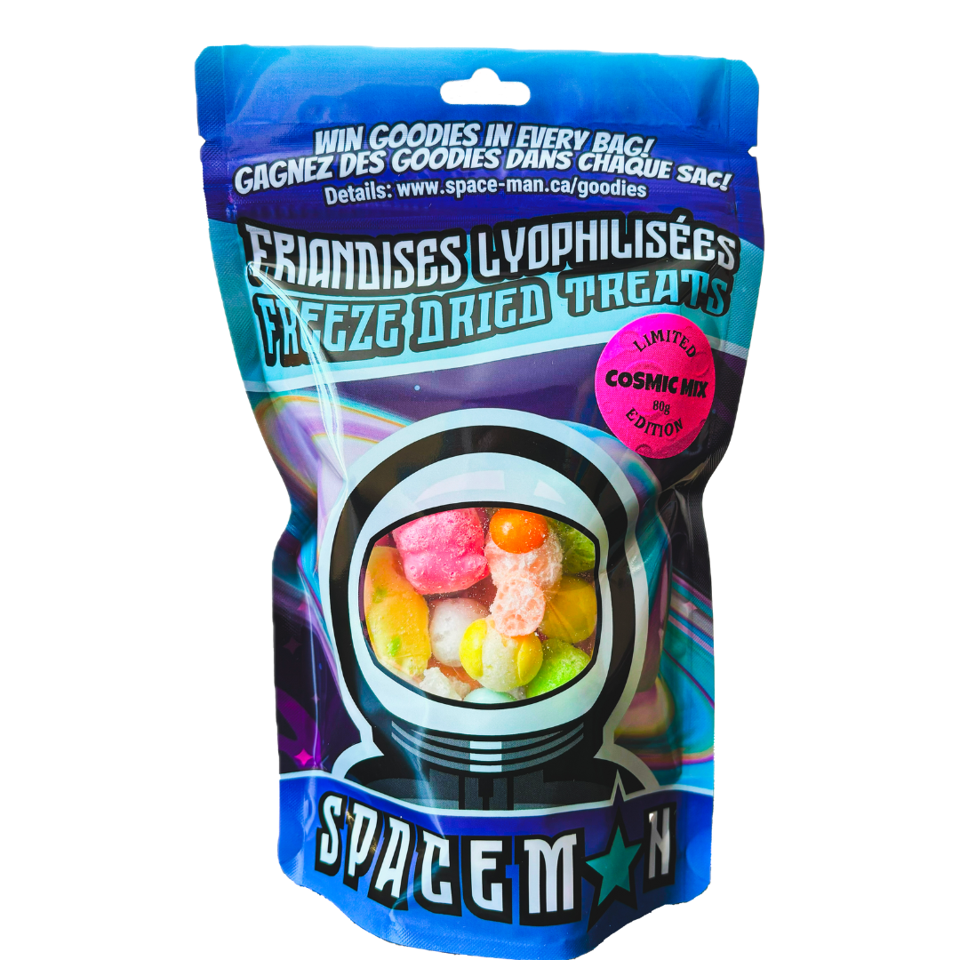 Spaceman: Freeze Dried Candy & Treats. Win Goodies In Every Bag!